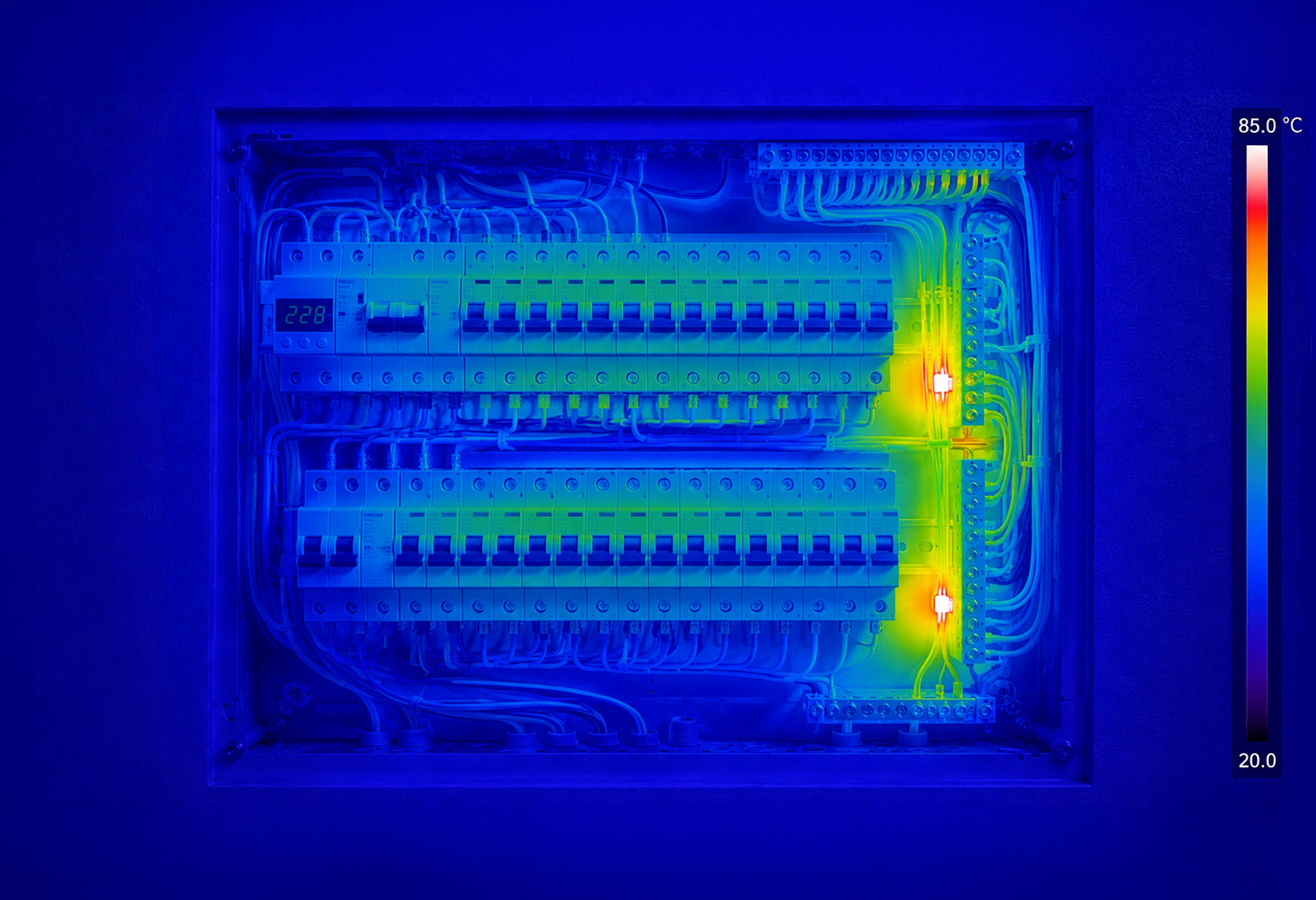 Tableau Électrique Avec Infrarouge Tableau Électrique Avec Infrarouge